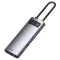 USB-Хаб Baseus Metal Gleam Series 6-in-1 Type-C