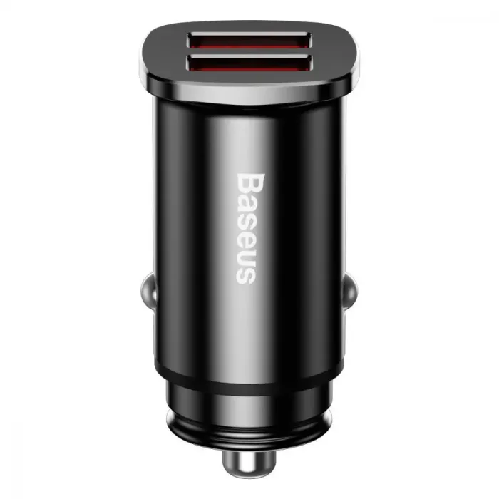 АЗП Baseus Square Metal QC 3.0 30W 2USB