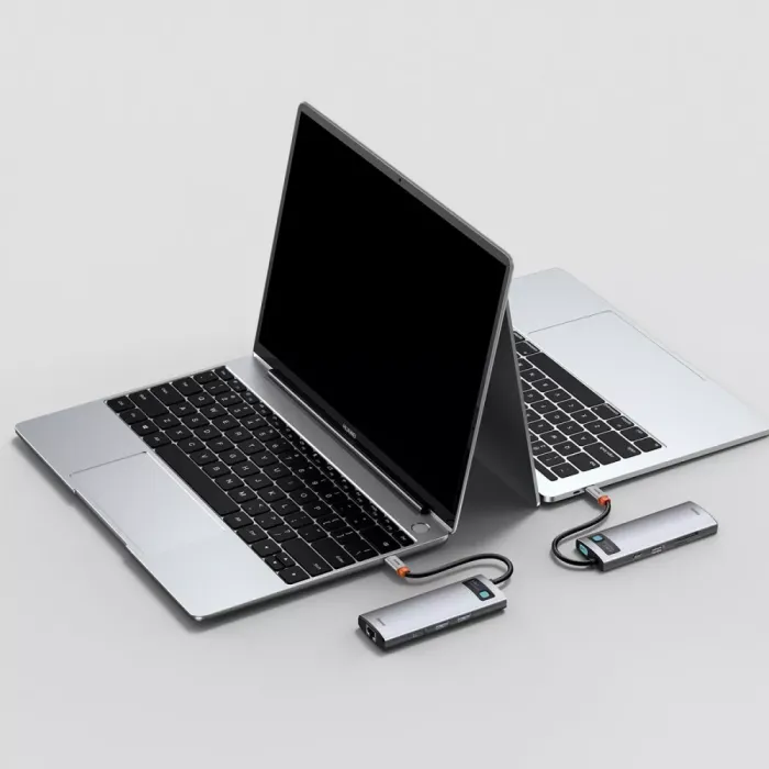 USB-Хаб Baseus Metal Gleam Series 8-in-1 Type-C