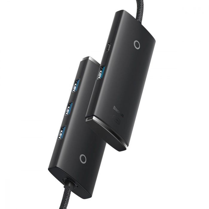 USB-A Хаб Baseus Lite Series 4-Port USB-A to USB 3.0*4 (2m)