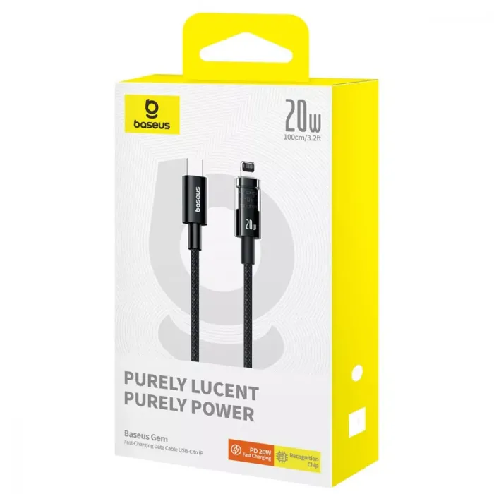 Кабель Baseus Gem Fast-Charging Data Cable Type-C to Lightning 20W 2m