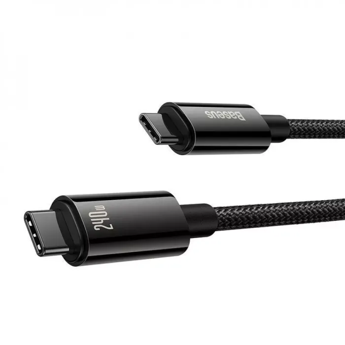 абель Baseus Tungsten Gold Fast Charging Type-C to Type-C 240W (1m)