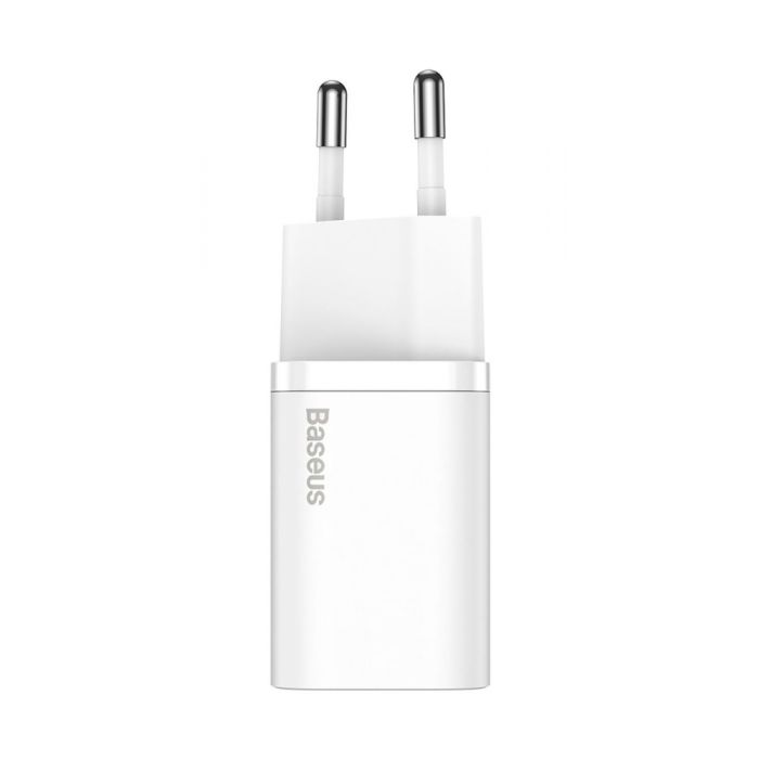МЗП Baseus Super Silicone Quick Charger 25W (Type-C) + With Cable Type-C to Type-C 3A (1m)