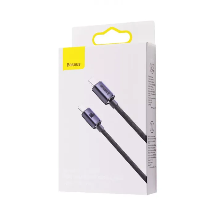 Кабель Baseus Crystal Shine Series Fast Charging Type-C to Type-C 100W (1.2m)