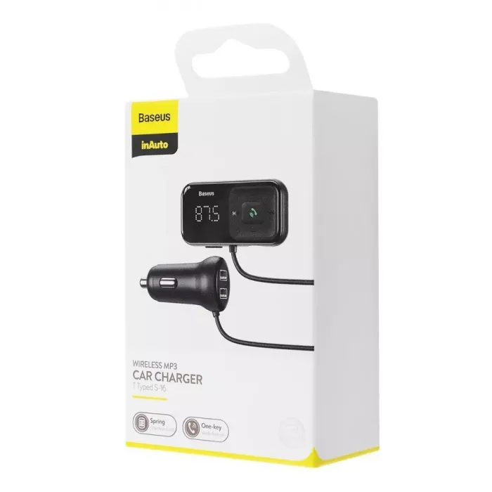 АЗП Baseus FM Launcher S-16 10W 2USB+AUX