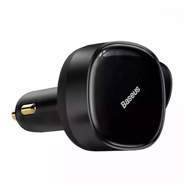 АЗП Baseus Enjoyment Retractable 2-in-1 Type-C + Type-C 33W