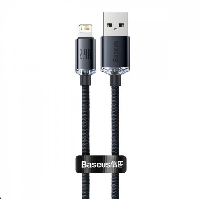 Кабель Baseus Crystal Shine Series Fast Charging Lightning 2.4A (2m)