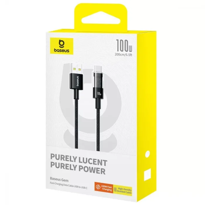 Кабель Baseus Gem Fast-Charging Data Cable Type-C 100W 2m